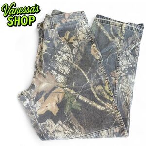 Vintage Wrangler Camouflage Mossy Oak Breakup Straight Leg Jeans!